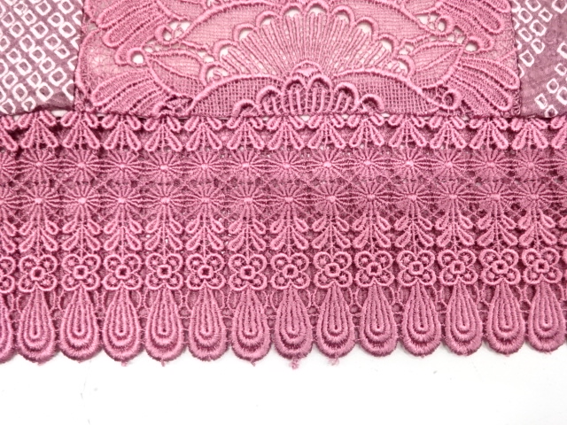  本総絞り　レースショール